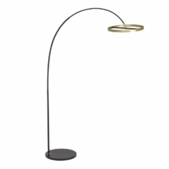 Eglo Design vloerlampBrest zwart met goud - 300201