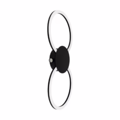 Eglo Design wandlampVenticello 1 zwart - 902124