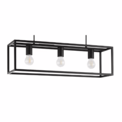 Eglo Hanglamp Blackcrown Zwart 3xe27