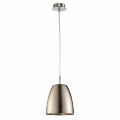 Fischer & Honsel Hanglamp Cannes E27 Nikkel