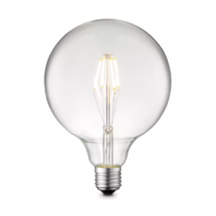 Home Sweet Home Ledfilamentlamp Globe G125 - Smoke - D12,5cm - Dimbaar - Warm Wit - E27 - 4w