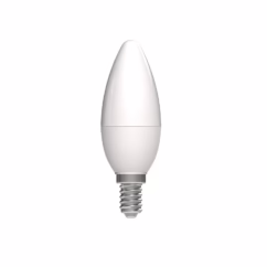 Ledlamp Kaars - D3,5cm - Warm Wit - E14 - 1,8w - 3 Stuks