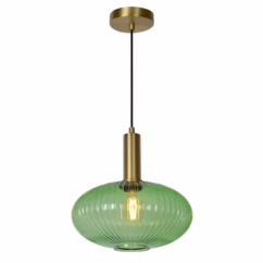 Lucide Hanglamp Maloto - Groen - 30cm - E27