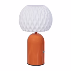 Luxform TafellampObidos oranje USB oplaadbaar - LUX55769