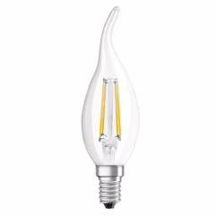 Osram Ledfilamentlamp Kaars Retro - D3,5cm - Warm Wit - E14 - 4w