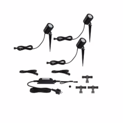 Paulmann Outdoor Link & Light Basisset Prikspots Zwart 1,6w 3 Stuks