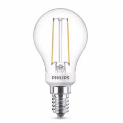 Philips Ledfilamentlamp Peertje - D4,5cm - Warm Wit - E14 - 1,4w