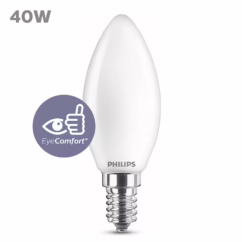 Philips Ledlamp Kaars - D3,5cm - Warm Wit - E14 - 4,3w