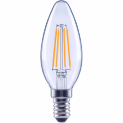 Sencys Ledfilamentlamp Kaars C35 - D3,5cm - Dimbaar - Warm Wit - E14 - 3,4w