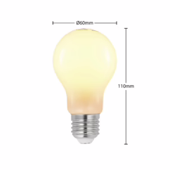 Arcchio LED bulb E27 8 W 2,700 K dimmable opal 2-pack