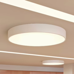 Arcchio LED ceiling lamp Noabelle, ⌀ 80 cm, white, metal