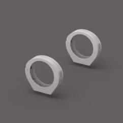 BEGA RZB clips ceiling installation for Planox Tube