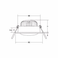 BRUMBERG Tirrel-R recessed spot GX5.3 round white
