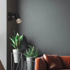 Briloner Plek wall spotlight GU10 black/silver 1-bulb