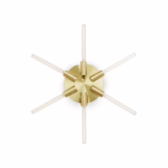 DESIGN BY US Liberty Star wall light, gold-coloured