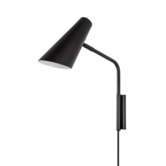 Dyberg Larsen Noa wall light, black