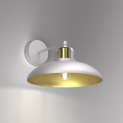 Eko-Light Felix wall lamp, white/gold