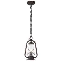 Elstead Miners Outdoor Chain Lenten In Old Bronze Finish IP44