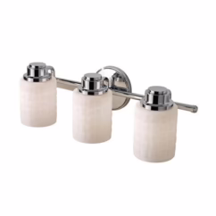 FE/WADSWTH3 BATH Wadsworth 3 Light Polished Chrome Bathroom Lightt