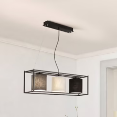 FISCHER & HONSEL Gilli hanging light, three-bulb