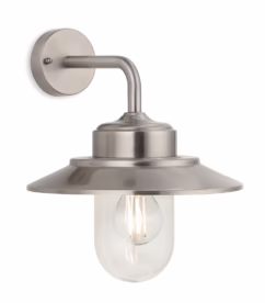 Firstlight 3828ST Naples Outdoor Wall Light In Stainless Steel IP44
