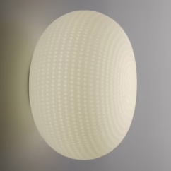 Fontana Arte Elegant LED wall or ceiling light Bianca