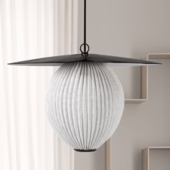GUBI Satellite pendant light ⌀ 22 cm cream white