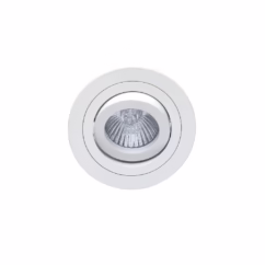 Mantra MC0003 Basic GU10 Round Swivel Downlight In Matt White