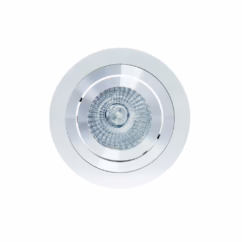 Mantra MC0005 Basic GU10 Round Swivel Downlight In Aluminium