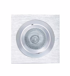Mantra MC0006 Basic GU10 Square Swivel Downlight In Aluminium