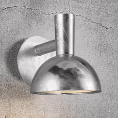 Nordlux Outdoor wall light ARKI chrome seawater resistant Ø 20 cm