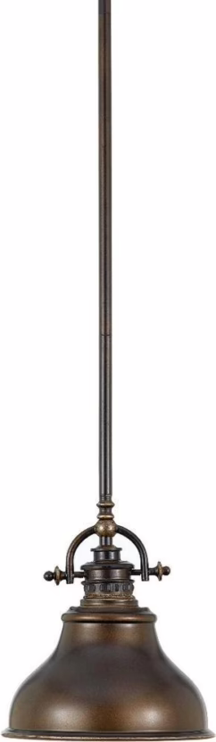 QZ-EMERY-P-S PN Bronze Emery Ceiling Pendant Light
