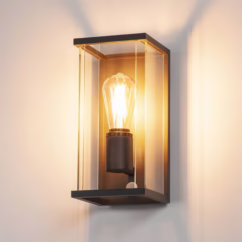SLV Quadrulo outdoor wall light with sensor