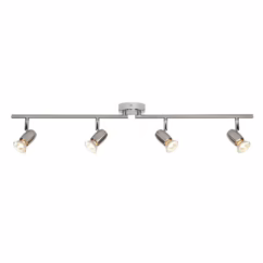 Saxby G5503177 Palermo Brushed and Polished Chrome Four Bar Spotlight