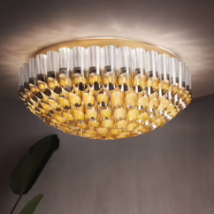 Slamp Odeon Ceiling ceiling light, gold, ⌀ 102 cm