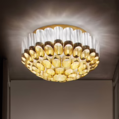 Slamp Odeon Ceiling ceiling light, gold, ⌀ 65 cm