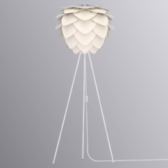 UMAGE Aluvia medium floor lamp, mother-of-pearl