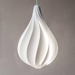 UMAGE Alva Medium pendant light cord set white, 42cm