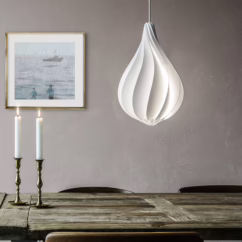 UMAGE Alva Mini pendant light, cord set white, 35cm