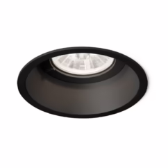 Wever & Ducré Lighting WEVER & DUCRÉ Deep 1.0 recessed lamp 2,700K black
