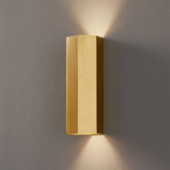 Wever & Ducré Lighting WEVER & DUCRÉ Hexo mini 2.0 Wall lamp 20cm gold