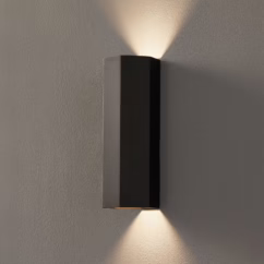 Wever & Ducré Lighting WEVER & DUCRÉ Hexo mini 2.0 wall lamp 20cm black