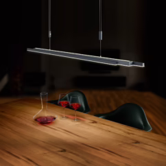 BANKAMP L-lightLINE LED ZigBee up/down anthracite