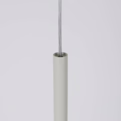 SIGMA Sopel 1 pendant light, taupe, 1-bulb, steel, G9, Ø 5 cm