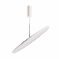 OLEV LED ceiling lamp FLUENTIS, white, Ø 54 cm, metal 2,700 K