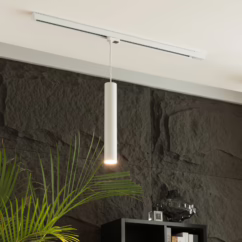 Arcchio Ejona track LED pendant white 6/40cm