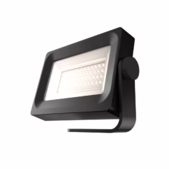 1-Light Flood Light in Black