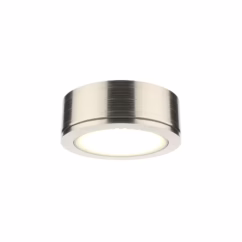 1-Light LED Puck in Satin Nickel