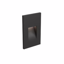 1-Light LED Step Light in Black