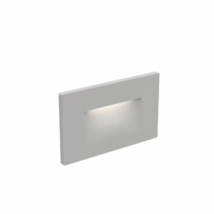1-Light LED Step Light in Satin Grey